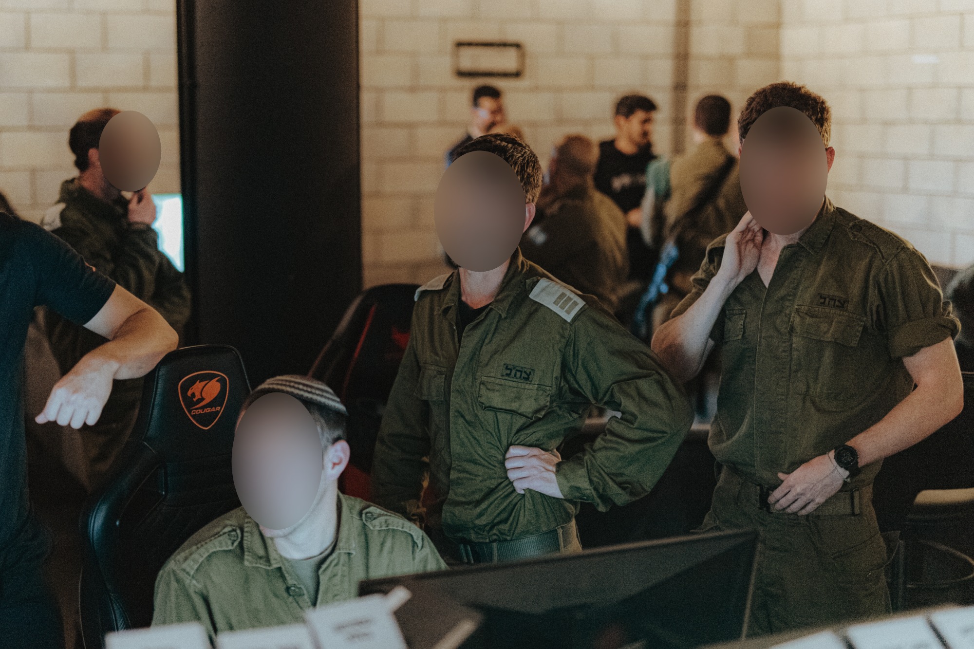 Instructor leading a mission briefing